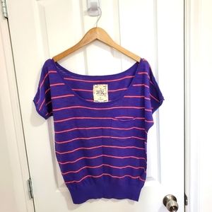 ❗❗3/$20 Garage Striped Baggy Top